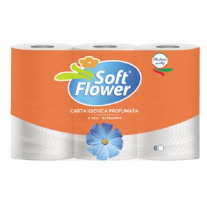 Χαρτί Υγείας Soft Flower SF64 Cartindustria Veneta